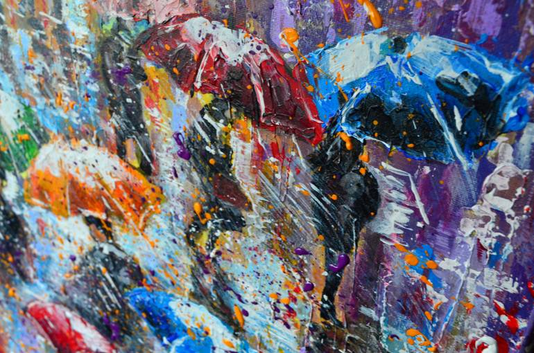 Original Abstract People Painting by Misty Lady