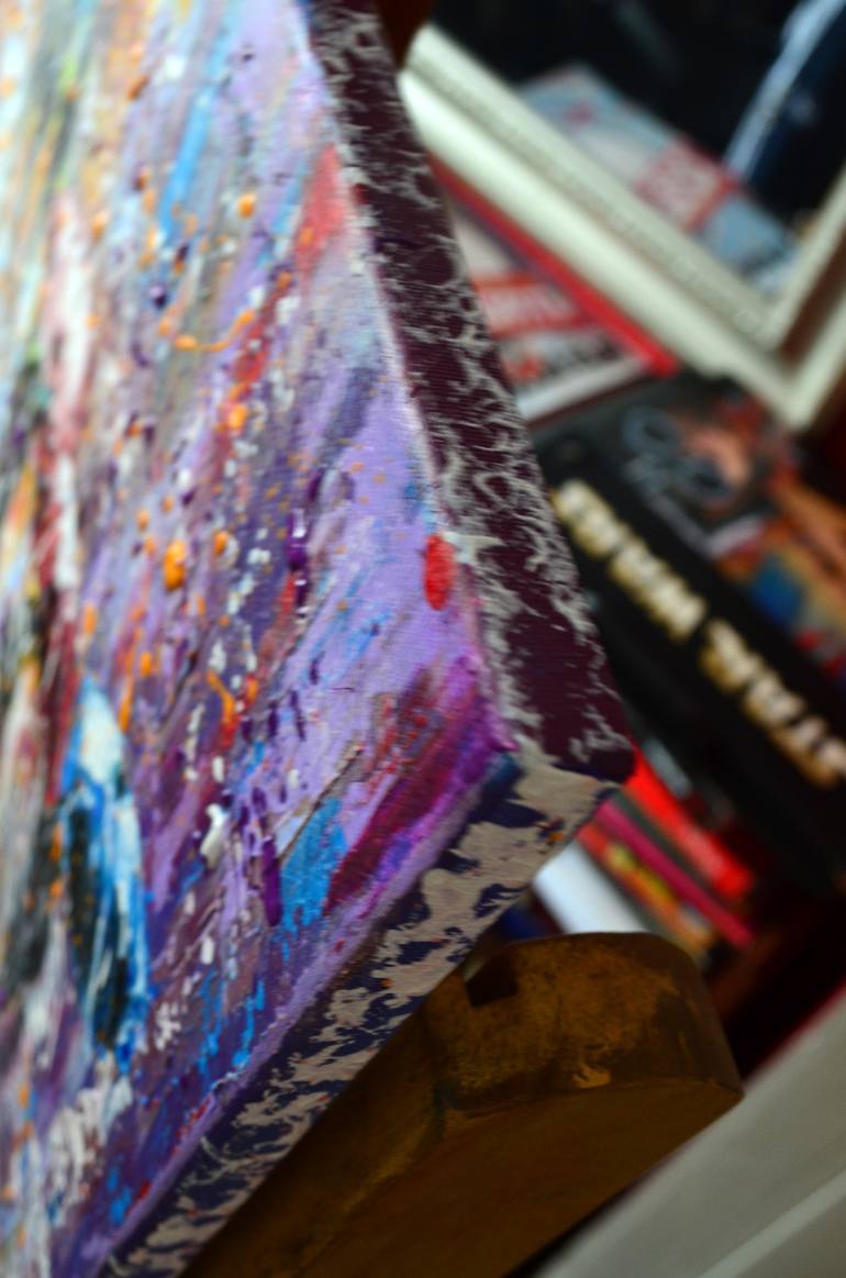 Original Abstract People Painting by Misty Lady