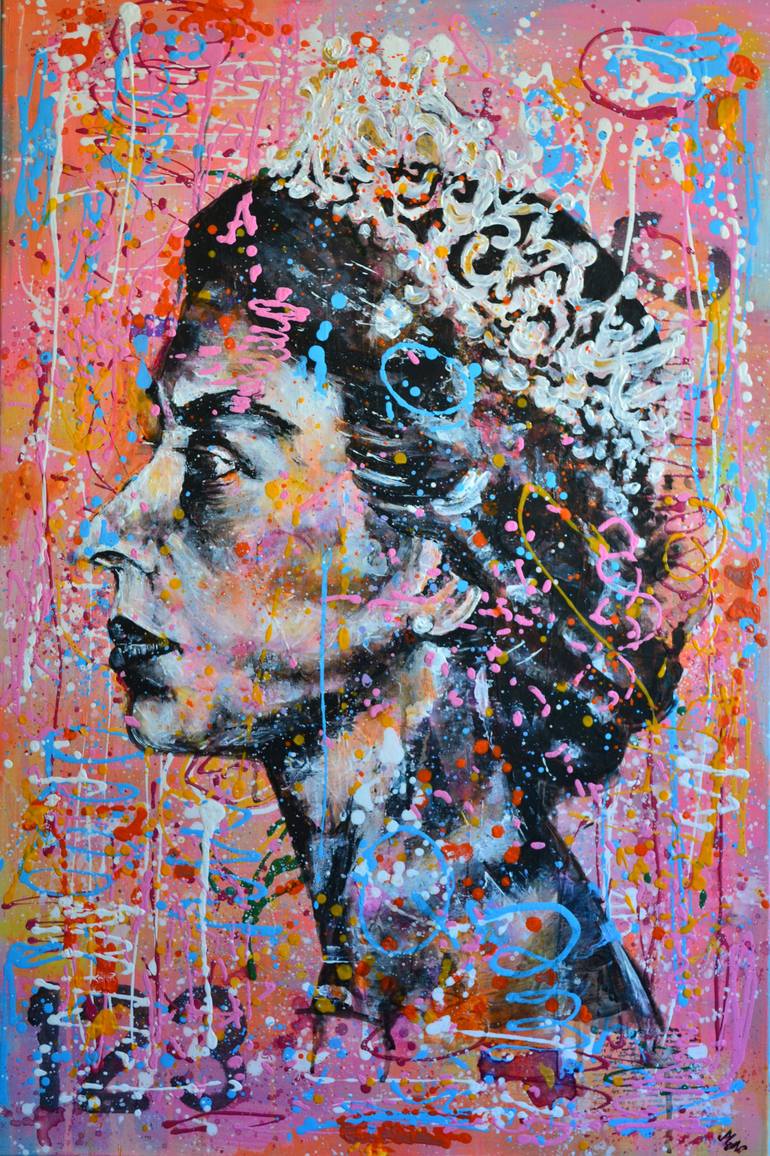 contemporary abstract portrait paintings