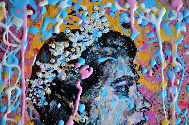 Original Abstract People Painting by Misty Lady