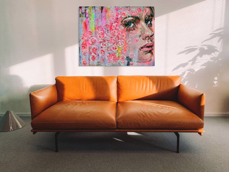 Original Abstract People Painting by Misty Lady
