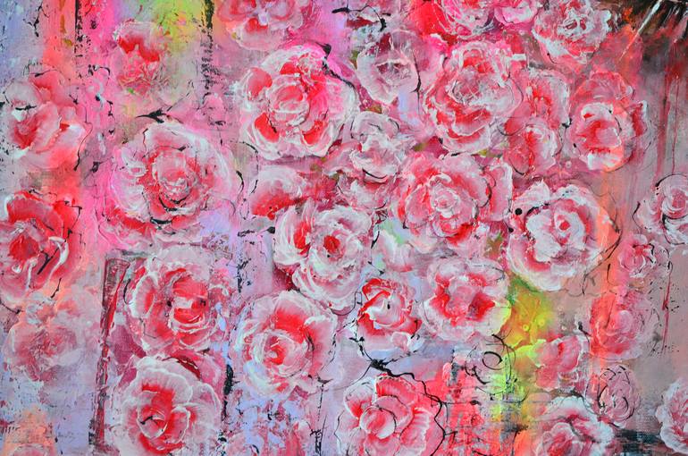 Original Abstract People Painting by Misty Lady