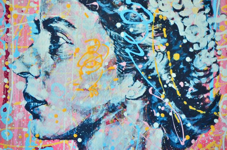 Original Abstract People Collage by Misty Lady