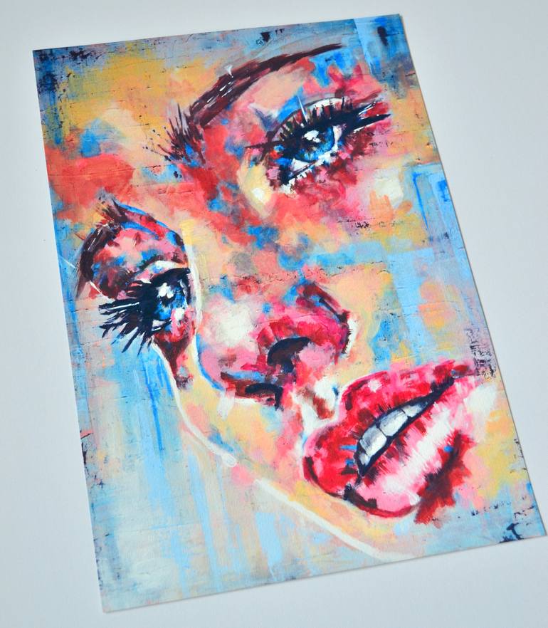 Original Abstract People Collage by Misty Lady