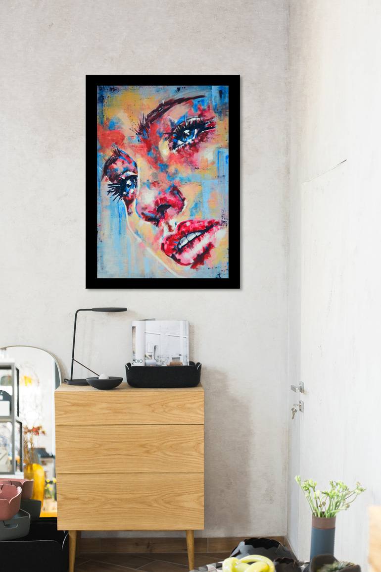 Original Abstract People Collage by Misty Lady