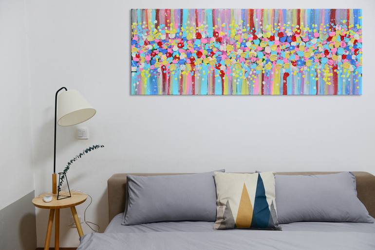 Original Minimalism Abstract Painting by Misty Lady