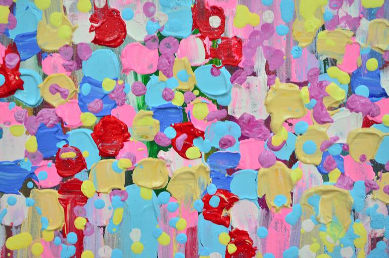 Original Minimalism Abstract Painting by Misty Lady