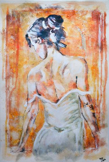 Original Figurative Portrait Collage by Misty Lady