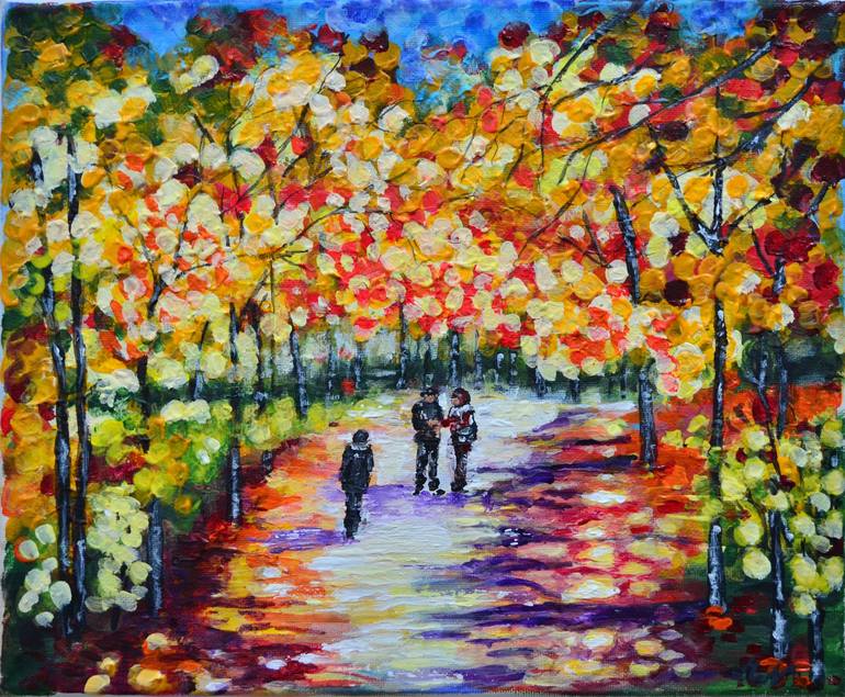 impressionist painting park