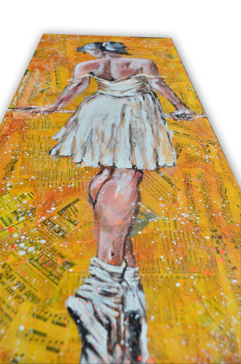 Original Figurative People Painting by Misty Lady