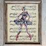 ballerina in frame