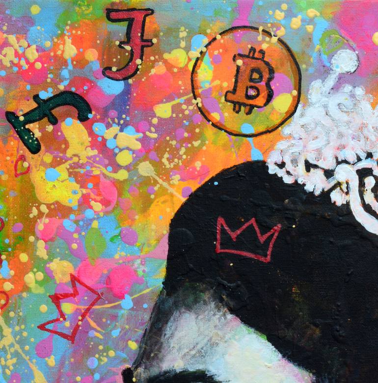 Original Figurative People Painting by Misty Lady