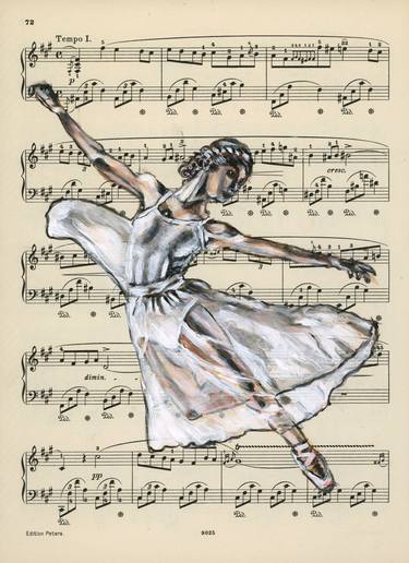 Ballerina LII - Vintage Music Page thumb