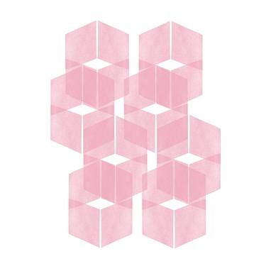 Stack Pink Cubes : Soft Geometry - Open Edition thumb