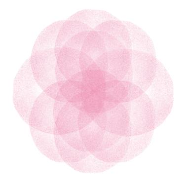 Pink Circles: Soft Geometry (Sacred Geometry : Seed of Life)  - Open Edition thumb
