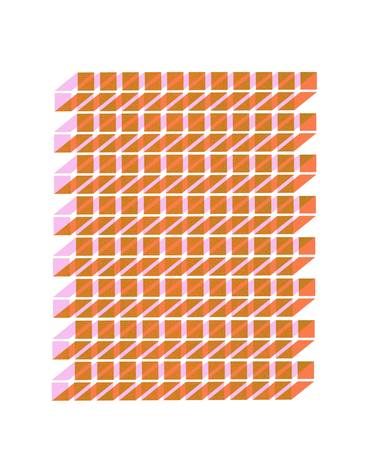 Original Minimalism Geometric Printmaking by Jessica Poundstone