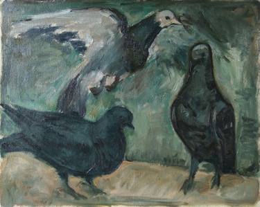Original Expressionism Animal Paintings by Anton Matiev