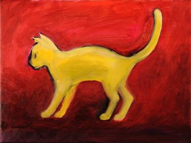 Print of Expressionism Cats Paintings by Guido Venturini