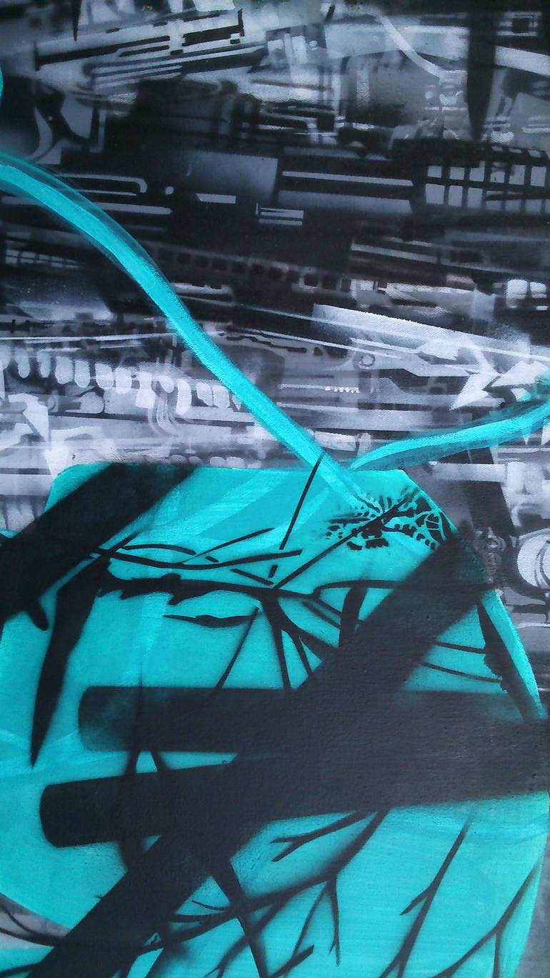 Original Abstract Expressionism Abstract Painting by Matthew Elliot Miller