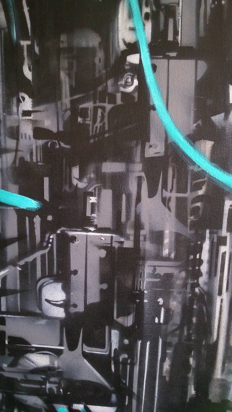 Original Abstract Expressionism Abstract Painting by Matthew Elliot Miller