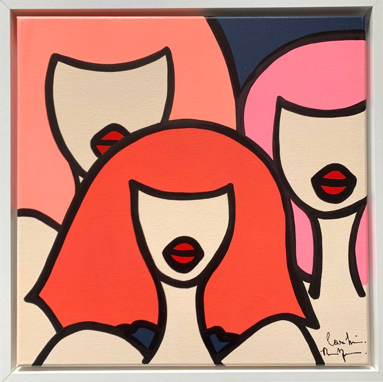 Original Portraiture Women Painting by Caroline Montigneaux