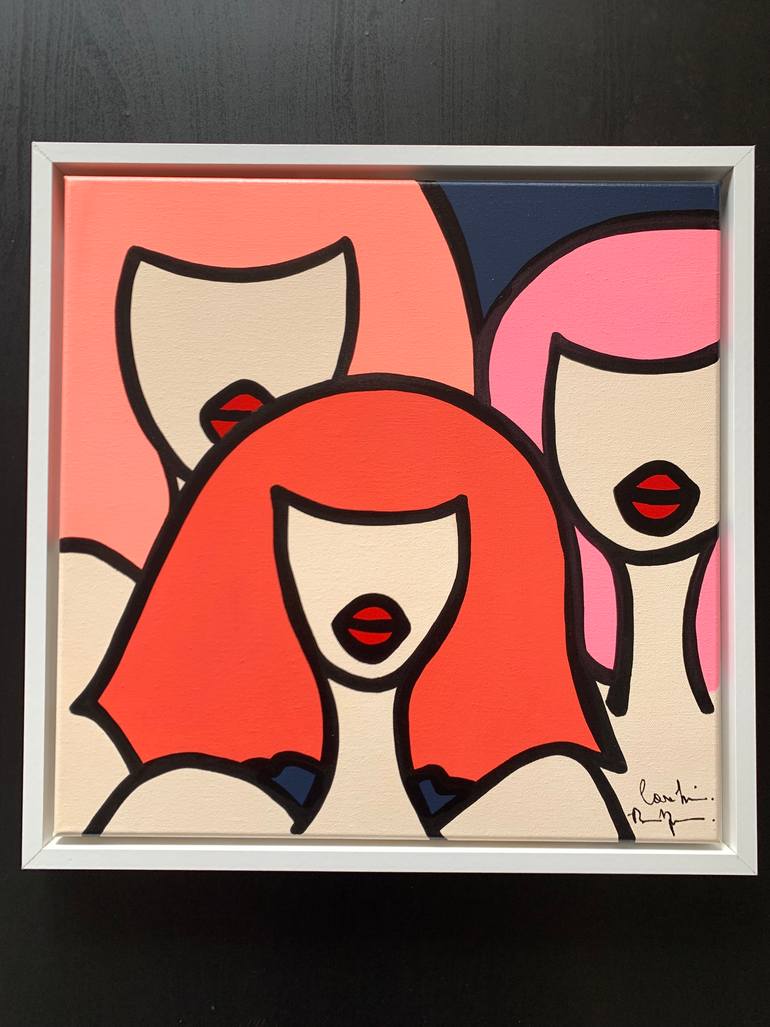 Original Portraiture Women Painting by Caroline Montigneaux