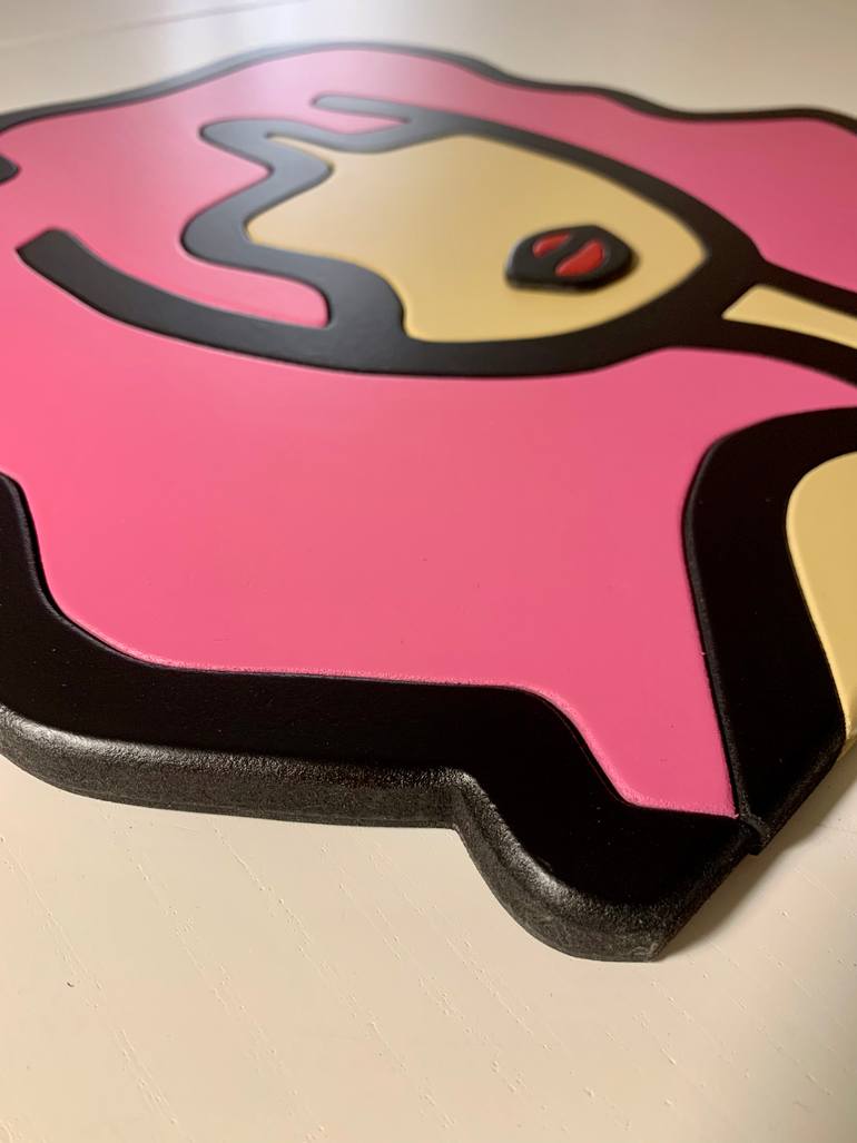 Original Pop Art Women Sculpture by Caroline Montigneaux