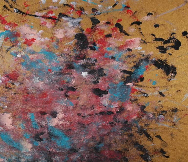 Original Abstract Expressionism Abstract Painting by Joseph Leo Messina Jr