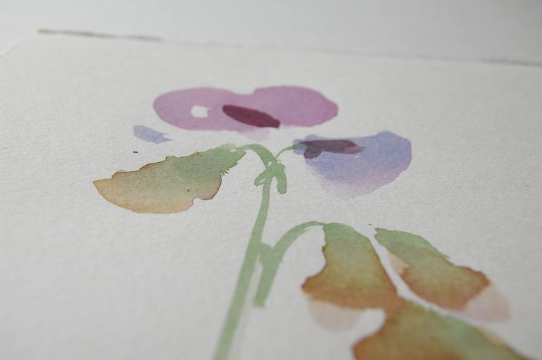 Original Figurative Floral Painting by Aleksandra Kalnik