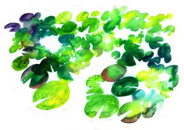 Original Abstract Botanic Paintings by Ashleigh Trim
