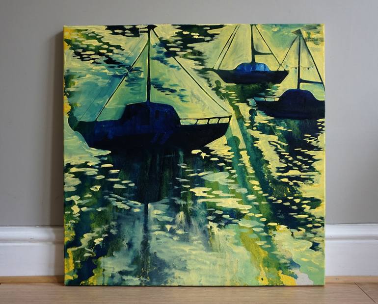 Original Figurative Boat Painting by Ashleigh Trim