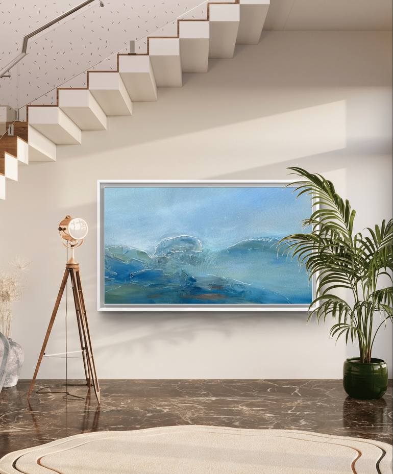 Original Modernism Abstract Painting by Carmen Aurariu