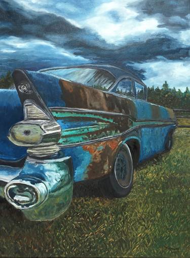 Original Car Paintings by Carmen Aurariu