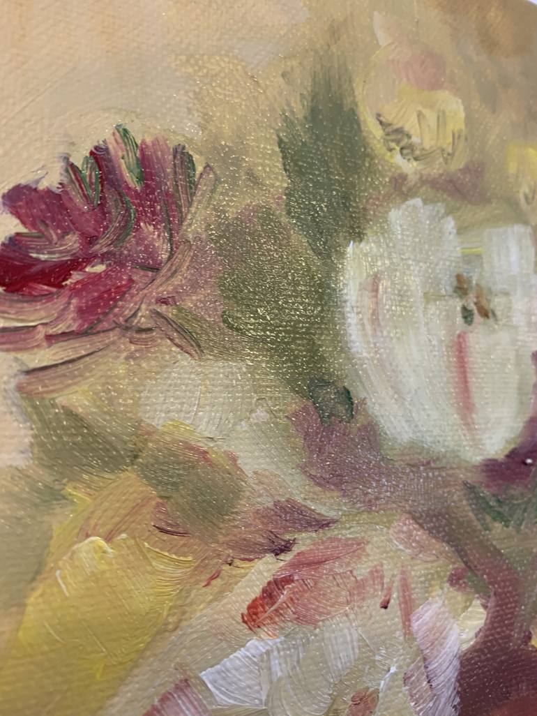 Original Floral Painting by Carmen Aurariu