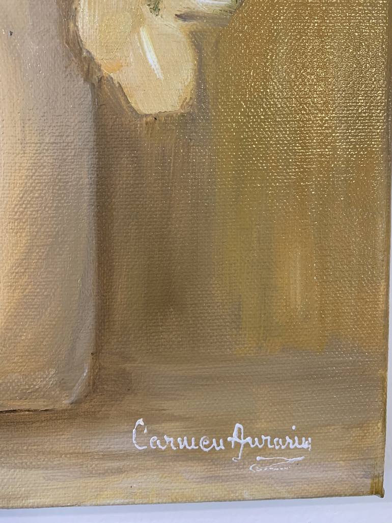 Original Floral Painting by Carmen Aurariu