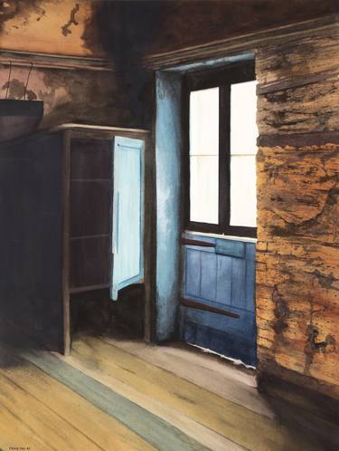 Original Realism Interiors Paintings by Fran Del Re