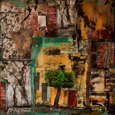 A Tree Grows in Cuba-Original Photography &Paint on Canvas thumb