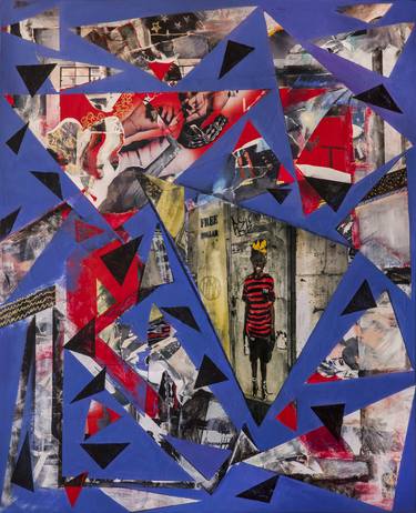 Print of Abstract Expressionism Graffiti Collage by Carol Weinberg