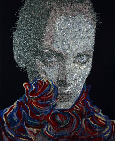 Print of Expressionism Portrait Collage by iljung kim