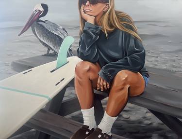 Original Figurative People Paintings by Liz Slome