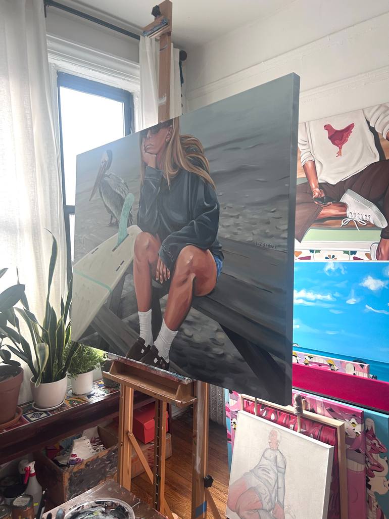 Original Figurative People Painting by Liz Slome