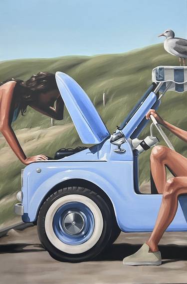 Original Contemporary People Painting by Liz Slome