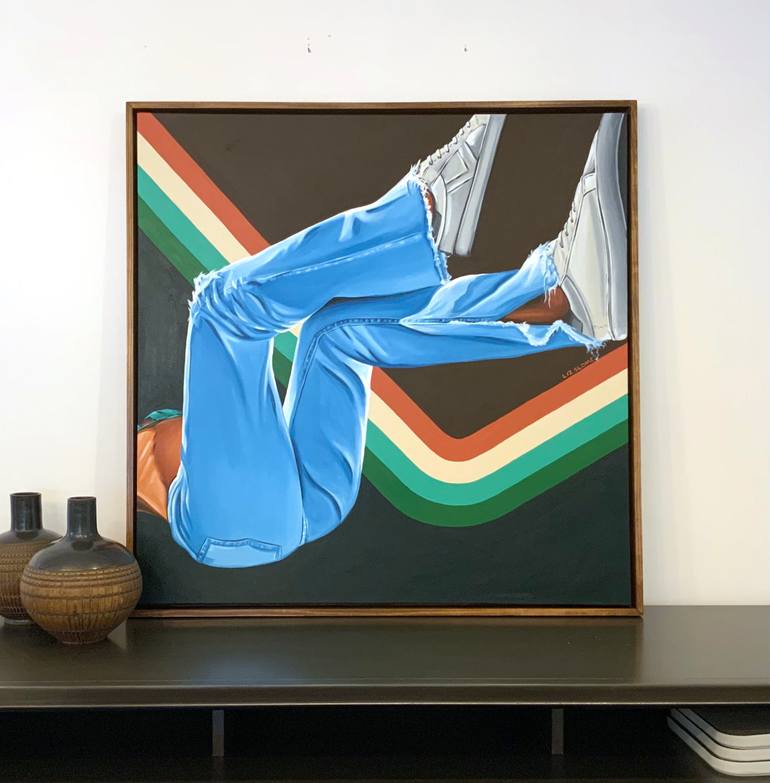 Original Figurative People Painting by Liz Slome