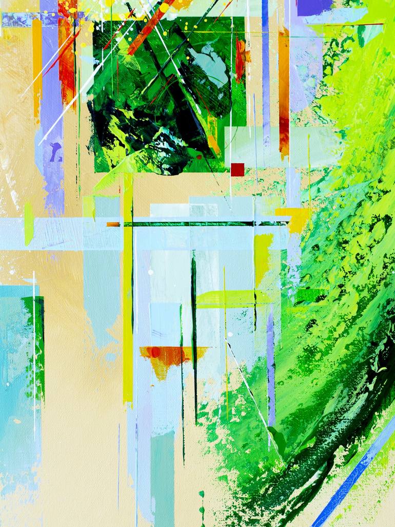 Original Abstract Painting by Andrew Sechin