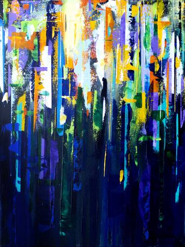 Original Abstract Expressionism Abstract Paintings by Andrew Sechin