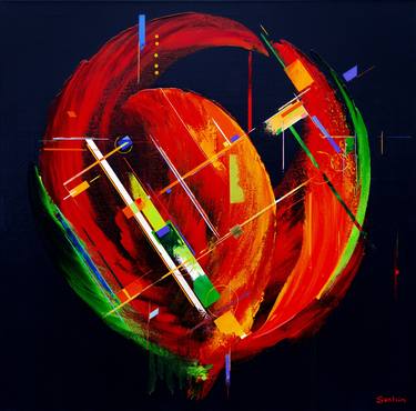 Original Minimalism Abstract Paintings by Andrew Sechin