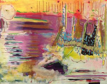 Original Abstract Expressionism Abstract Paintings by Derek Des Islets