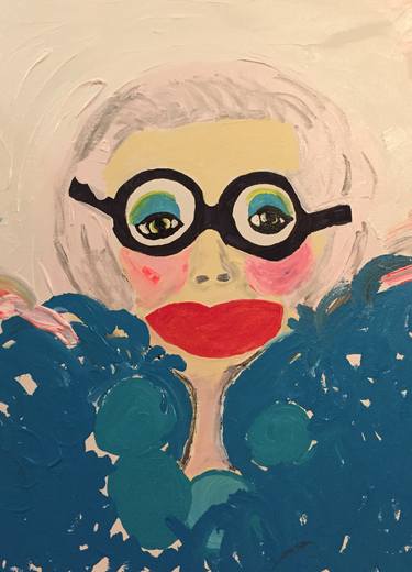 Original Abstract Expressionism Celebrity Paintings by Moonpie Suzi