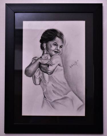 Print of Children Drawings by The Charcoal Art