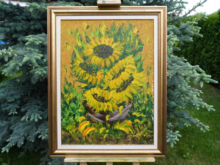 Original Floral Painting by Dara Art Treasures